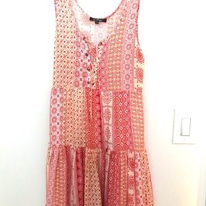 Pink coral dress
